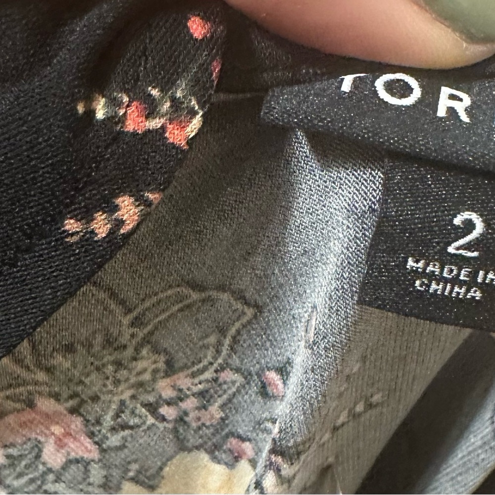 Torrid Black Floral Midi Dress - Picture 6 of 6